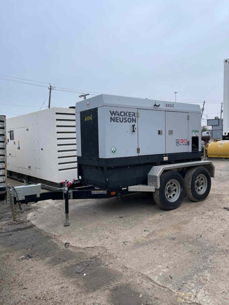Wacker Neuson G130 Trailer Mounted Diesel Generator