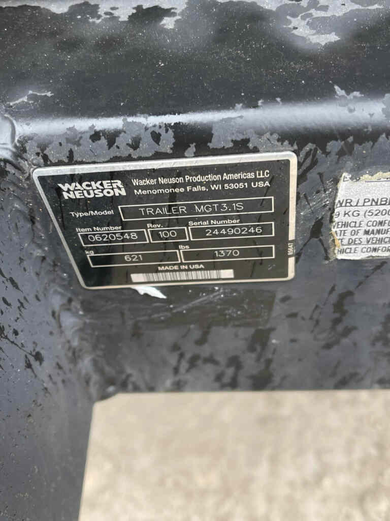 Wacker Neuson G130 Trailer Mounted Diesel Generator