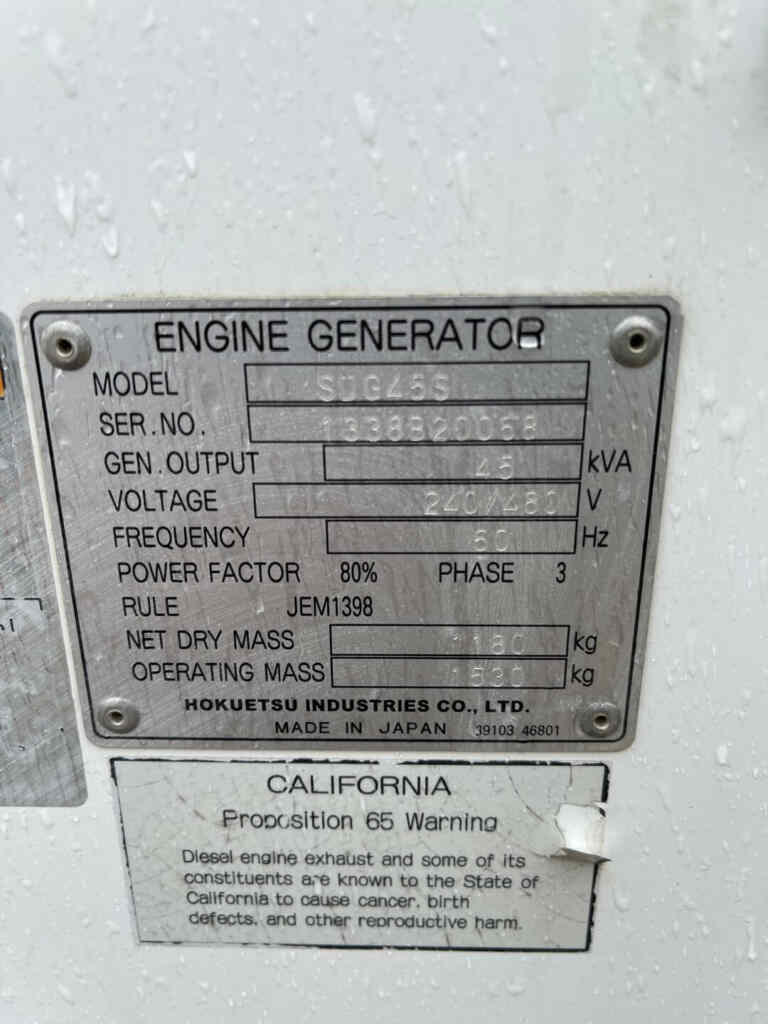 Airman PowerPro SDG45S Trailer Mounted Diesel Generator - Tier 3
