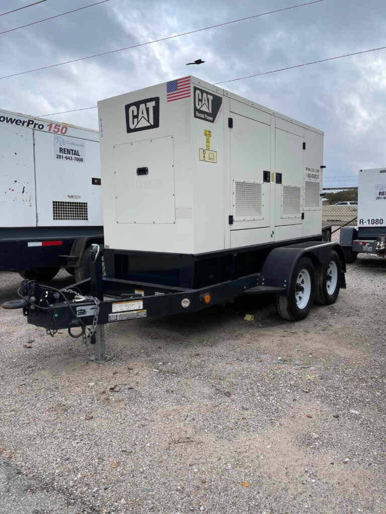 Caterpillar XQ60 Trailer Mounted Diesel Generator - Tier 3