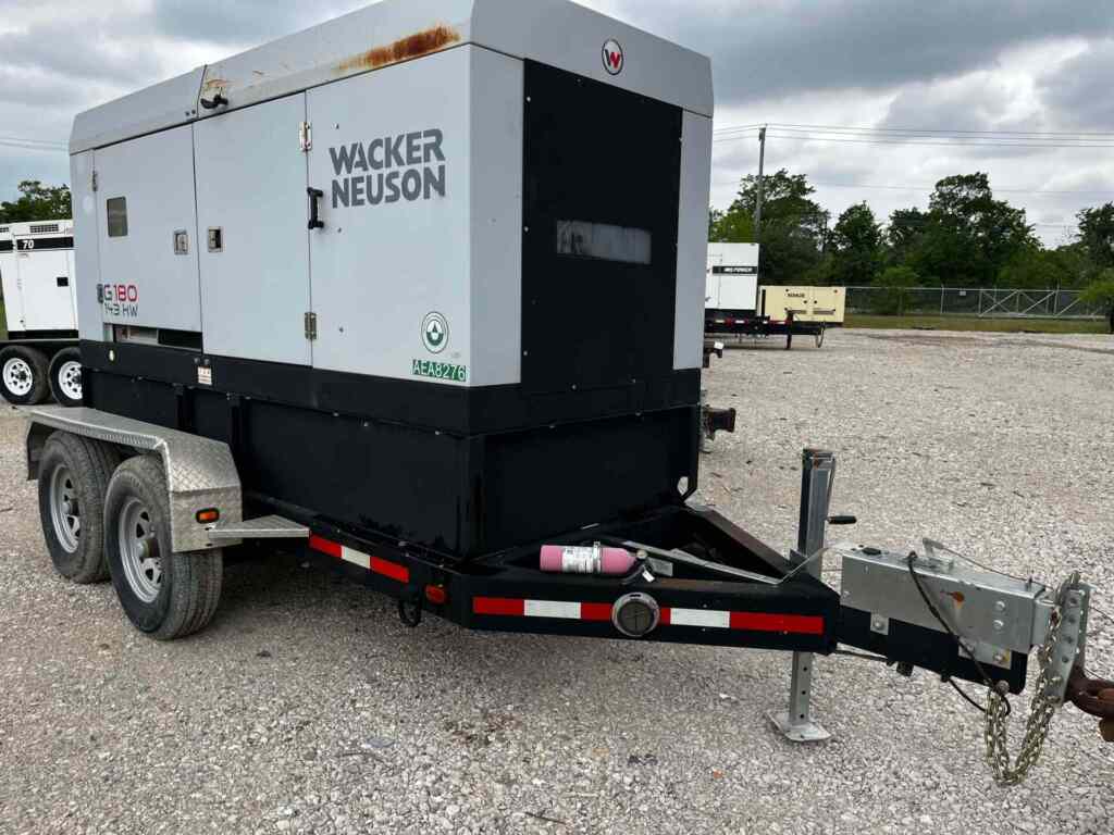 Wacker Neuson G180 Trailer Mounted Diesel Generator