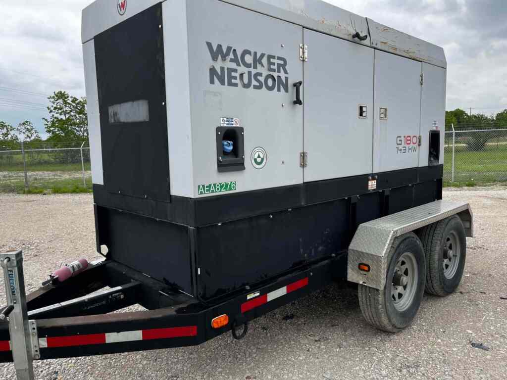 Wacker Neuson G180 Trailer Mounted Diesel Generator