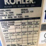 Kohler 200 Standby Diesel Generator