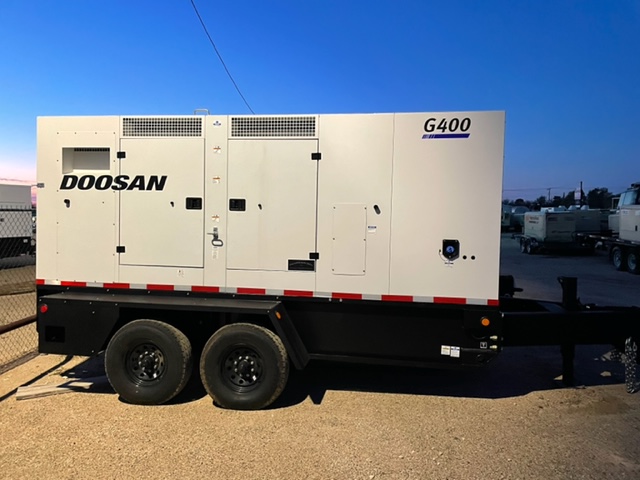 Doosan G400 Trailer Mounted, Diesel Generator