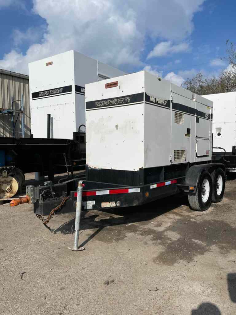 Diesel Generator, Trailer Mounted: Multiquip DCA125SSJU4i