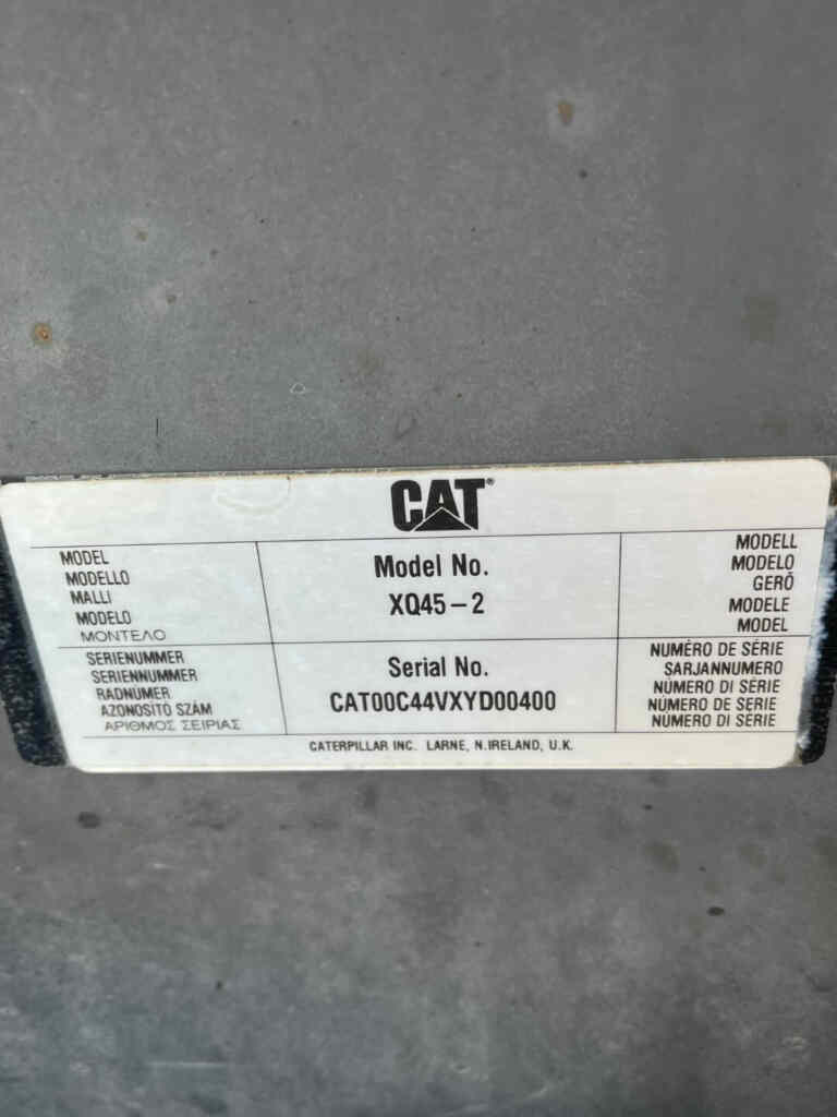 Caterpillar XQ45 Trailer Mounted Diesel Generator - Tier 2