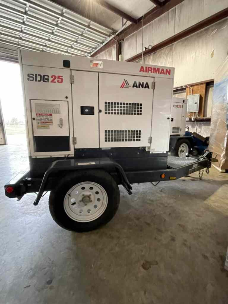 Airman SDG25S Trailer Mounted Diesel Generator