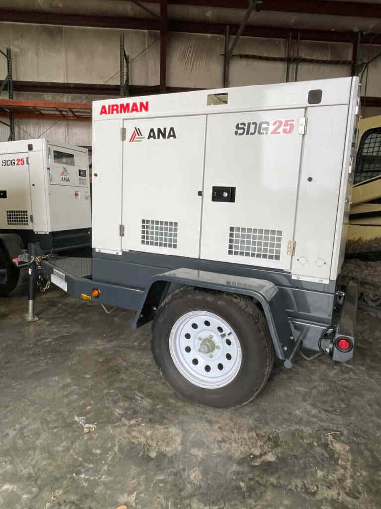 Airman SDG25S Diesel Generator Trailer Mounted For Sale