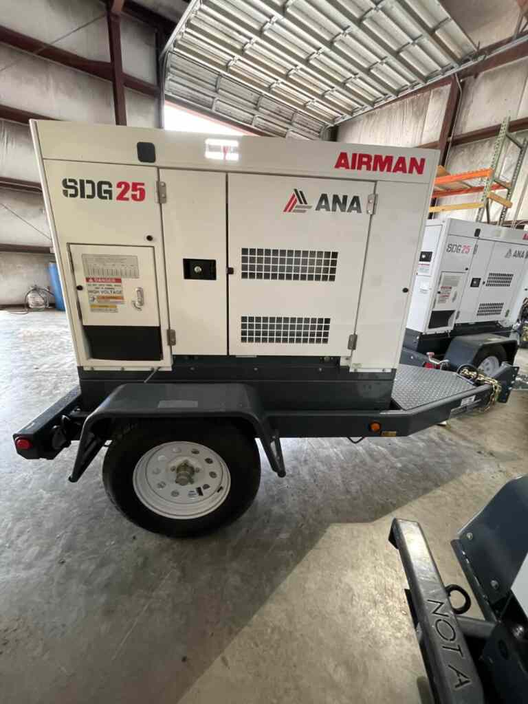 Airman SDG25S Diesel Generator Trailer Mounted For Sale