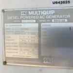 Multiquip DCA40SSKU Trailer Mounted Diesel Generator - Tier 3