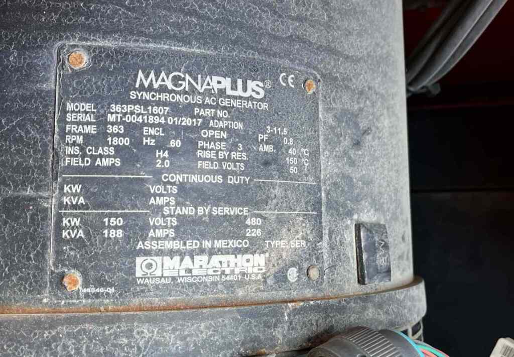 Baldor TS175T Trailer Mounted Diesel Generator - Tier 3