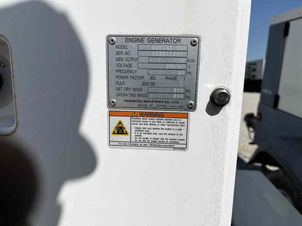 Airman SDG25S Trailer Mounted Diesel Generator