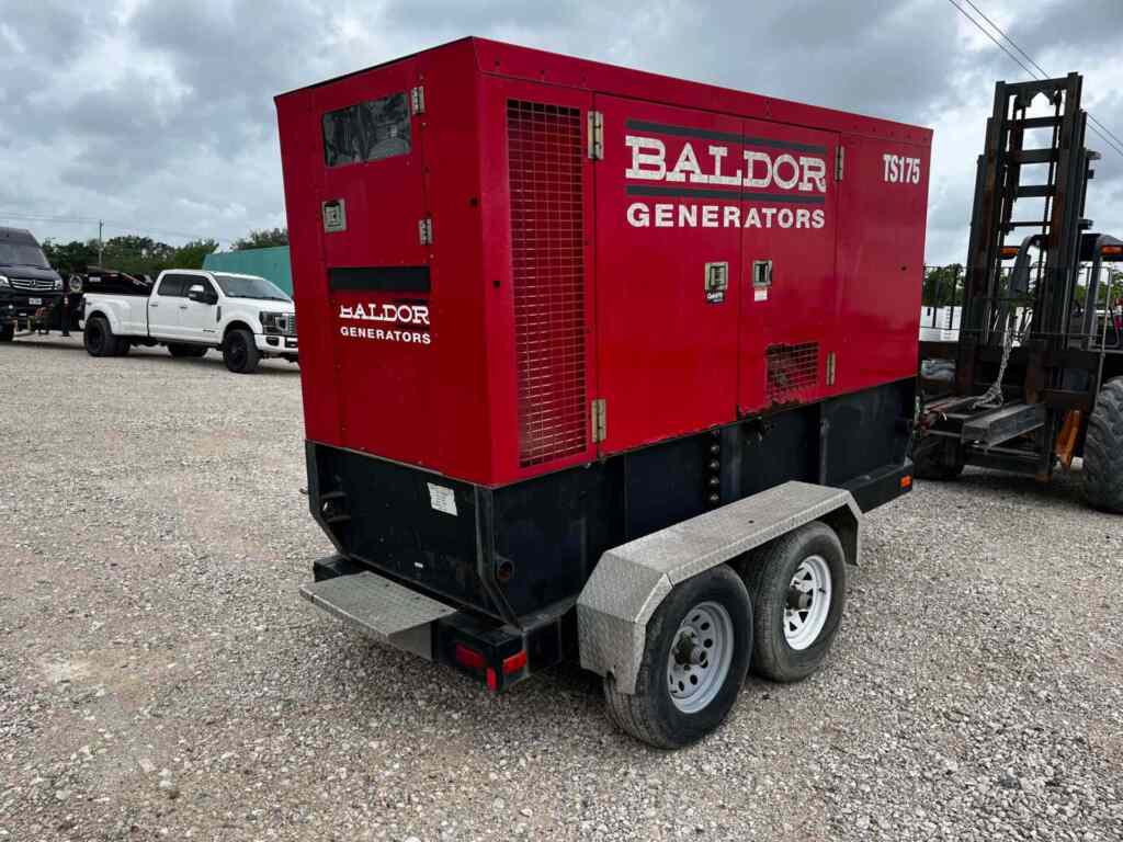 Baldor TS175T Trailer Mounted Diesel Generator - Tier 3