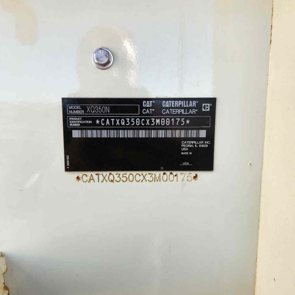 Caterpillar XQ350 - Diesel Generator Trailer Mounted