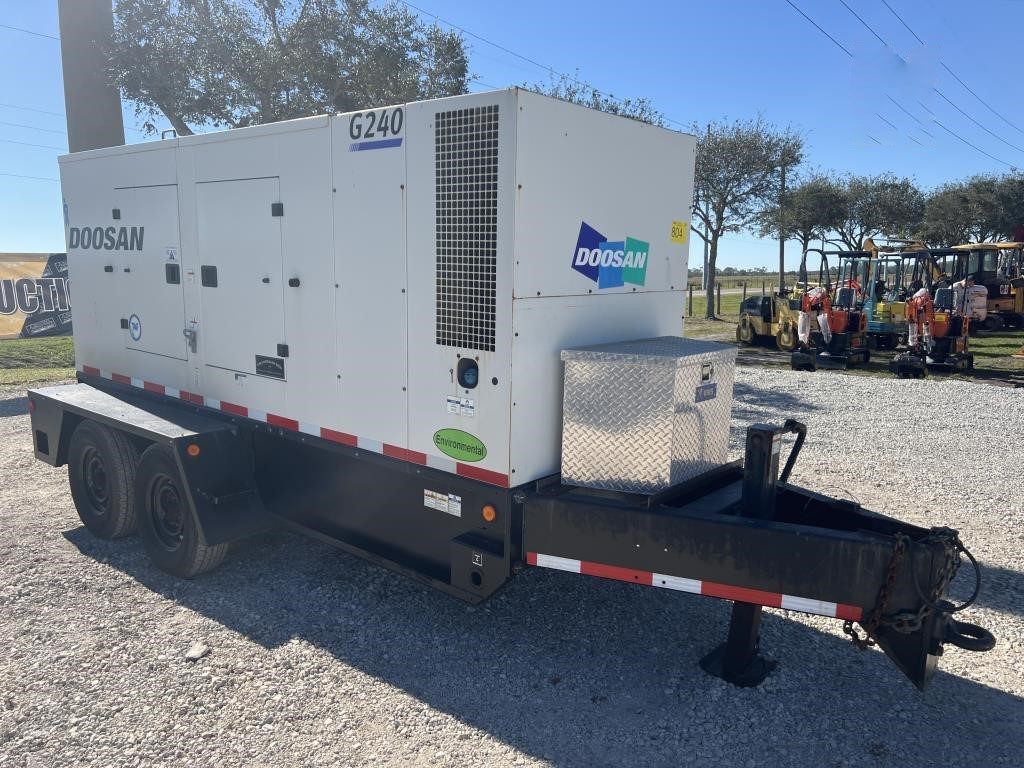 Doosan G240 Trailer Mounted Diesel Generator