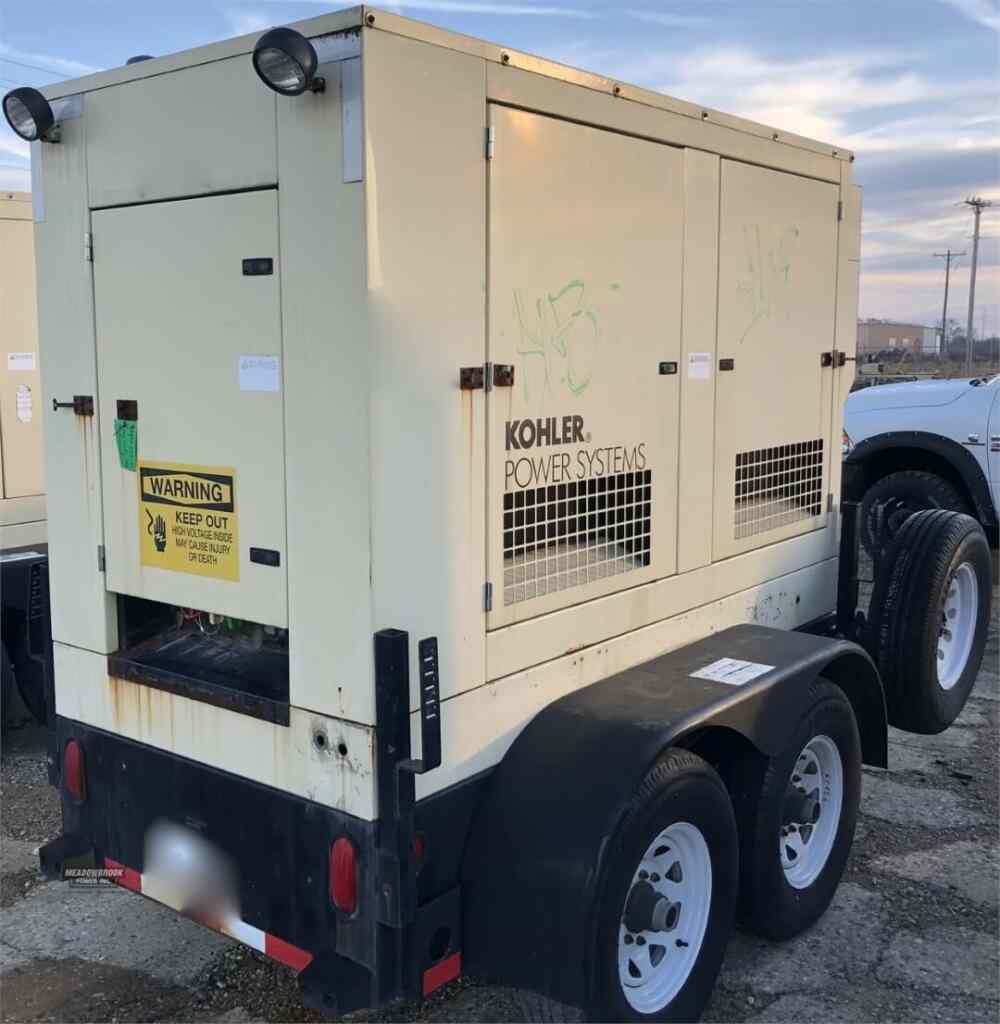 Kohler 50REOZJB Trailer Mounted Diesel Generator - Tier 2