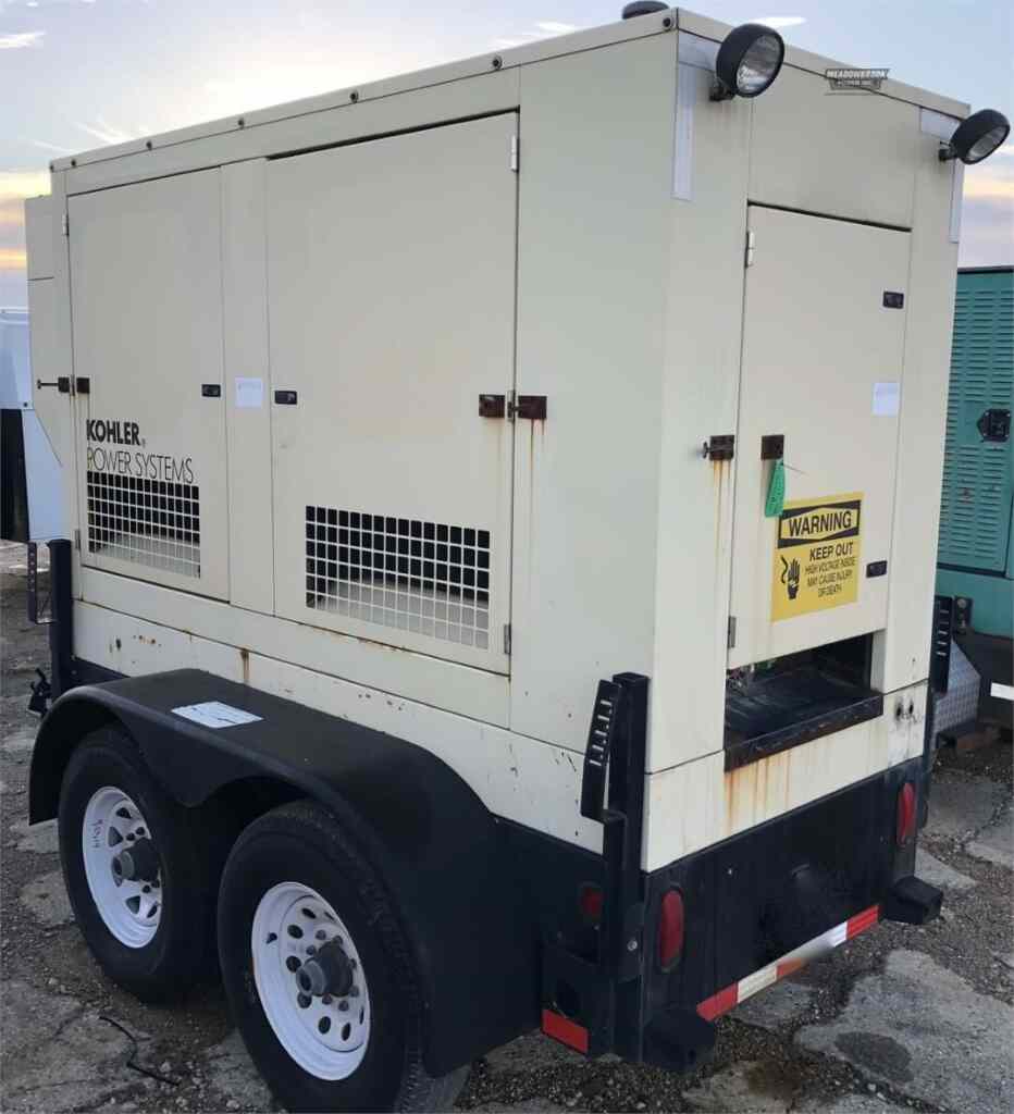Kohler 50REOZJB Trailer Mounted Diesel Generator - Tier 2