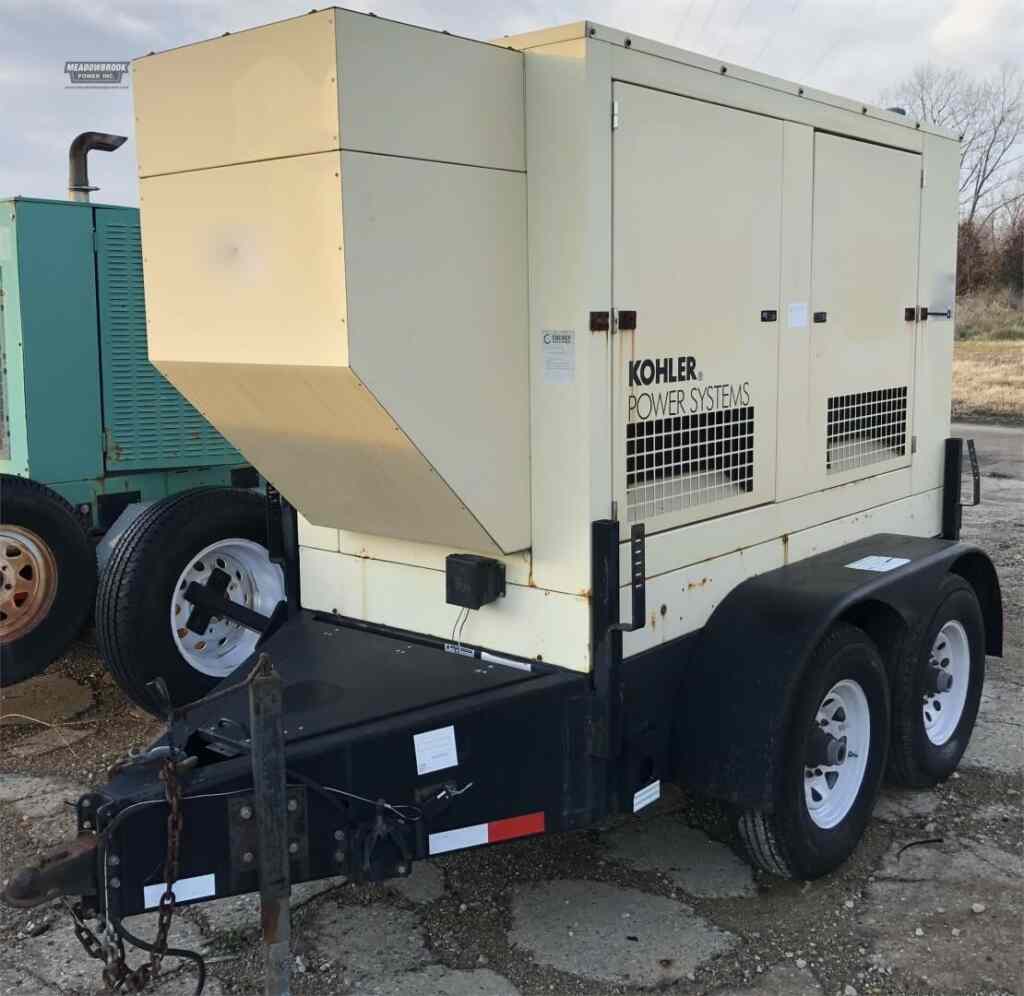 Kohler 50REOZJB Trailer Mounted Diesel Generator - Tier 2