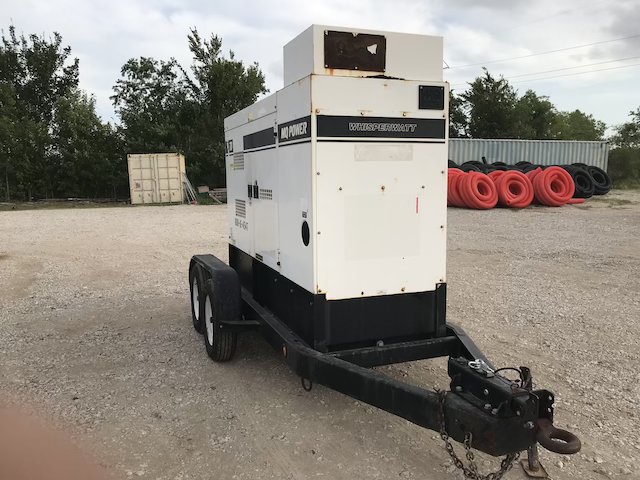 Used Diesel Generator: Multiquip DCA70SSIU4F Trailer Mounted