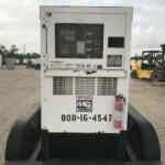 Used Diesel Generator: Multiquip DCA70SSIU4F Trailer Mounted