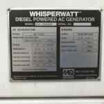 Used Diesel Generator: Multiquip DCA70SSIU4F Trailer Mounted
