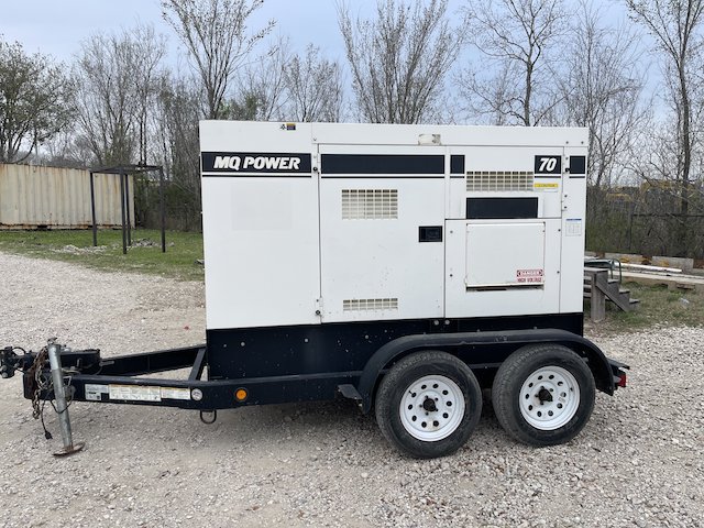 Diesel Generator: Multiquip DCA70SSIU4F &mdash; Trailer Mounted