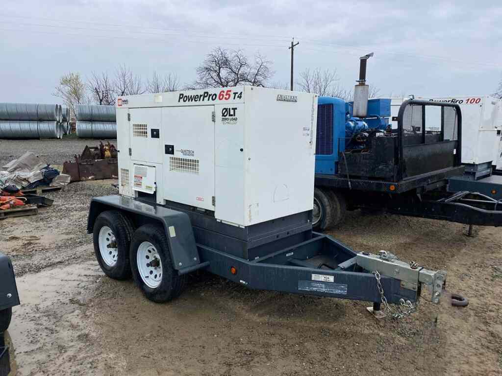 Airman PowerPro SDG65S Trailer Mounted, Diesel Generator – Tier 3