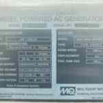 Multiquip DCA125SSJU4i Used Diesel Generator Trailer Mounted