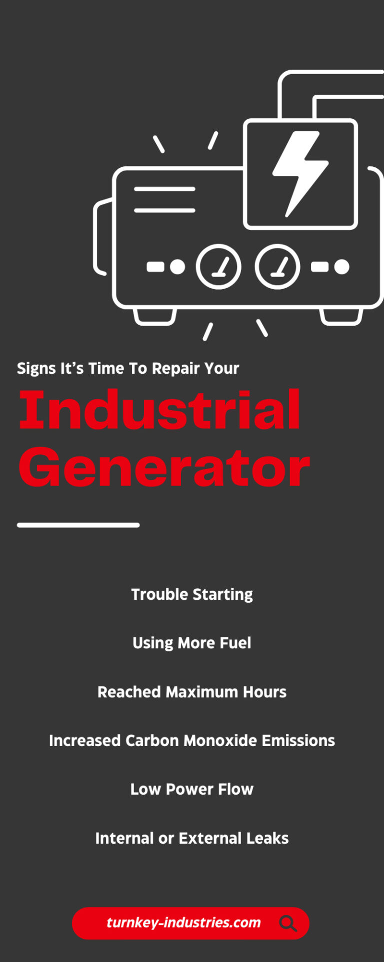 10 Signs It’s Time To Repair Your Industrial Generator 1 10 Signs It’s Time To Repair Your Industrial Generator