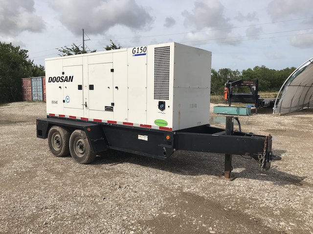 Doosan G150 Trailer Mounted Diesel Generator