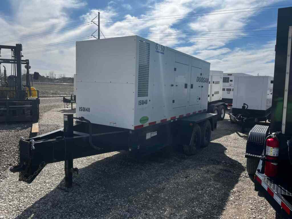 Doosan G150 Trailer Mounted Diesel Generator