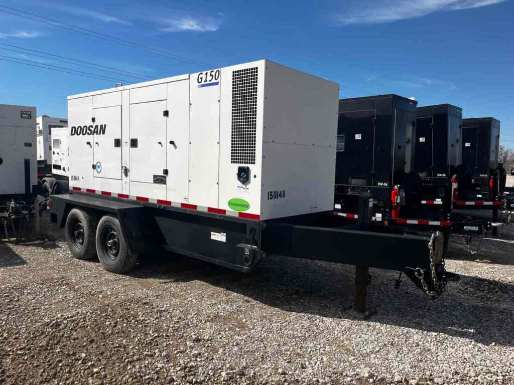Doosan G150 Trailer Mounted (Diesel Generator)