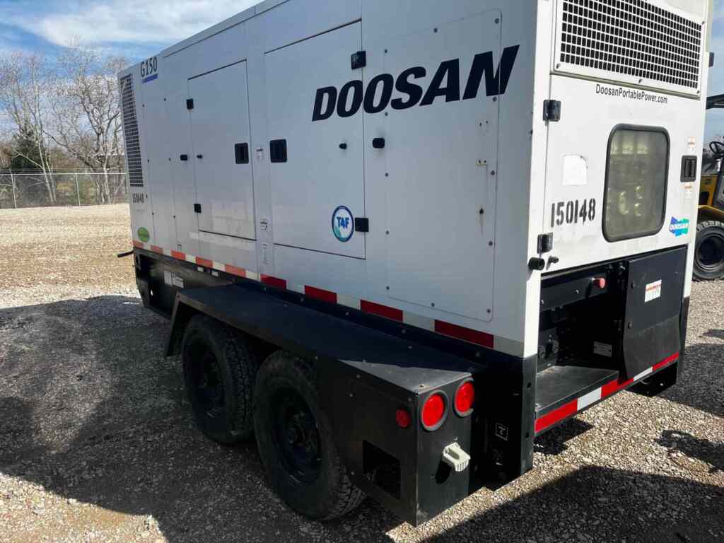 Doosan G150 Trailer Mounted Diesel Generator