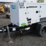 Doosan G50 Trailer Mounted Diesel Generator