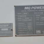 Multiquip MQP240 Trailer Mounted Diesel Generator - Tier 3