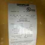 Standby Diesel Generator: Caterpillar C27