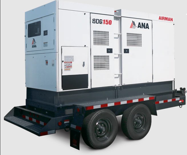 Airman PowerPro SDG150S (Trailer Mounted) Diesel Generator – Tier 4
