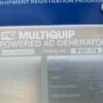 Trailer Mounted Diesel Generator: Multiquip DCA300SSCU2