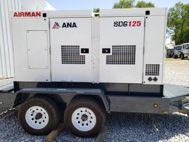 Airman SDG125S Trailer Mounted Diesel Generator