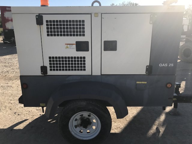 Atlas Copco QAS25 Trailer Mounted Diesel Generator