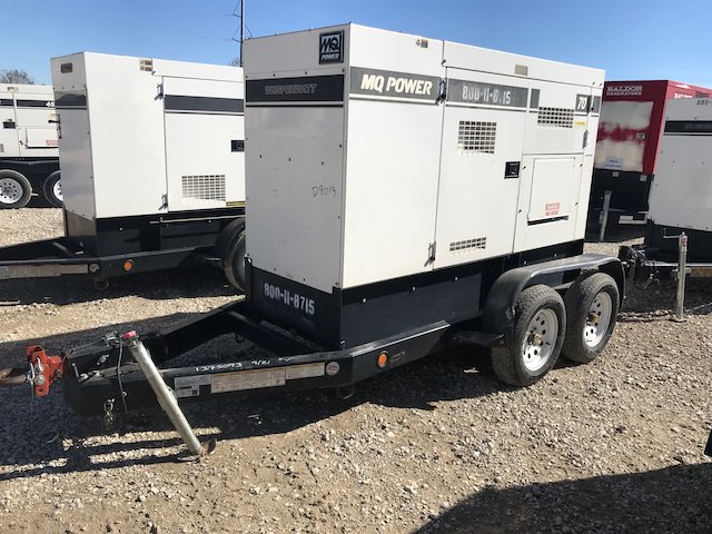 Trailer Mounted: Multiquip DCA70SSIU4F – Diesel Generator For Sale