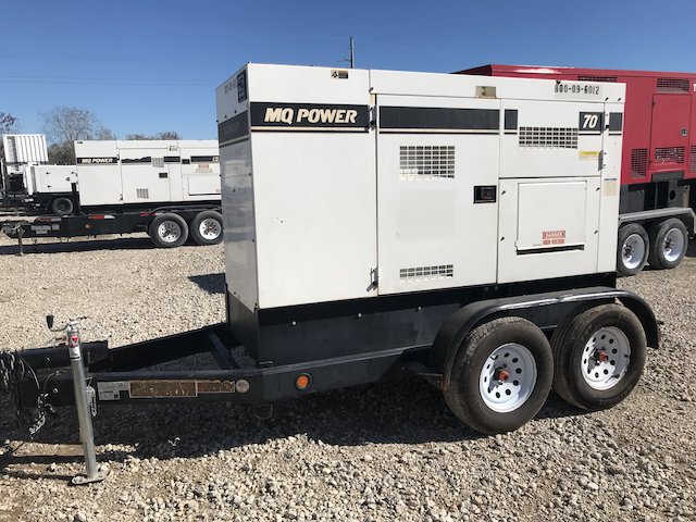 Trailer Mounted: Multiquip DCA70SSIU4F – Diesel Generator (For Sale)