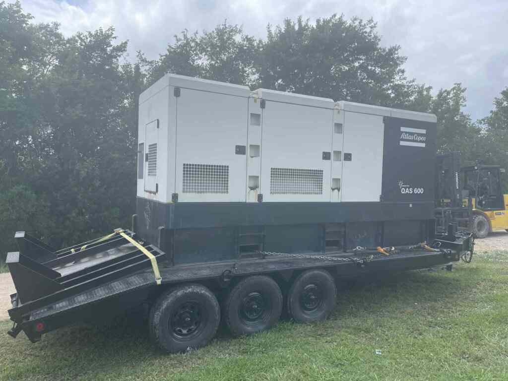Atlas Copco QAS600 Trailer Mounted Diesel Generator - Tier 2