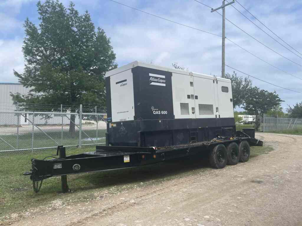 Atlas Copco QAS600 Trailer Mounted Diesel Generator - Tier 2