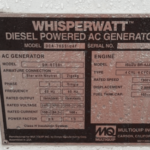 Multiquip DCA70SSIU4F Trailer Mounted Used Diesel Generator