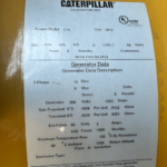 Caterpillar C15 Standby Diesel Generator - Tier 3