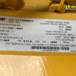 Caterpillar C15 Standby Diesel Generator - Tier 3