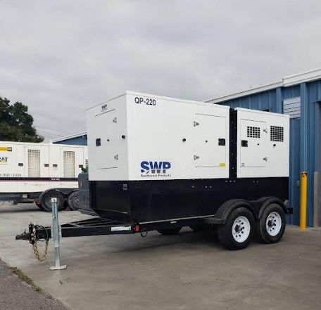 SWP QP-220 Trailer Mounted Diesel Generator