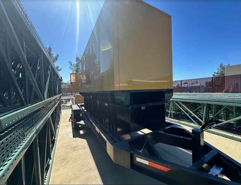 Caterpillar C15 Trailer Mounted Diesel Generator. -Tier 3