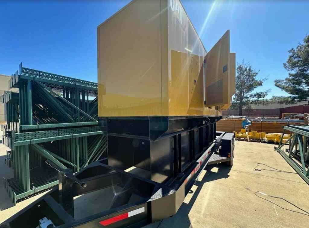 Caterpillar C15 Trailer Mounted Diesel Generator. -Tier 3